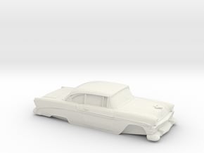1/32 1956 Chevrolet Bel Air Coupe Shell in White Natural Versatile Plastic