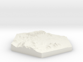 Model of Sedona, Arizona (10cm, Full-Color) in White Natural Versatile Plastic