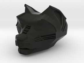 Panther Head in Black Premium Versatile Plastic: Small