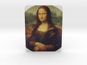 Mona Lisa in Full Color Sandstone