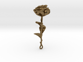 Rose in Natural Bronze