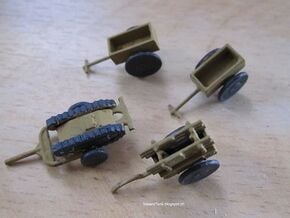 1/144 Kettenkrad trailer set in Tan Fine Detail Plastic