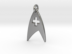 Star Trek - Starfleet Medical (Pendant) in Natural Silver