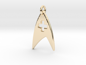 Star Trek - Starfleet Medical (Pendant) in 14K Yellow Gold