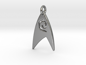 Star Trek - Starfleet Engineering (Pendant) in Natural Silver