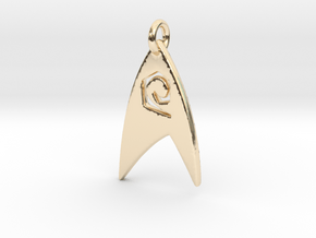 Star Trek - Starfleet Engineering (Pendant) in 14K Yellow Gold