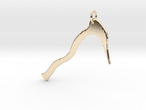 Climbing Hammer Necklace in 14K Yellow Gold