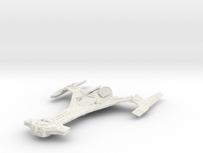 Klingon MarTan Class Refit II  BattleShip in White Natural Versatile Plastic