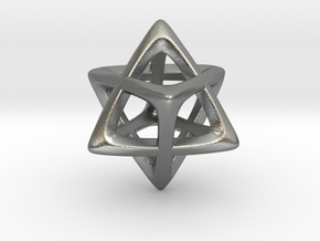 Star Tetrahedron (Merkaba)  in Natural Silver