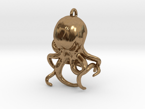 Cthulhu Bottle Opener in Natural Brass