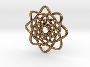 Circle Knots in Natural Brass