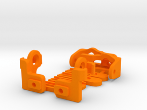 Xray T4 body support awesomatix style FOAM EDITION in Orange Processed Versatile Plastic