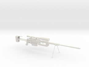 Intervention - Sniper Rifle in White Natural Versatile Plastic