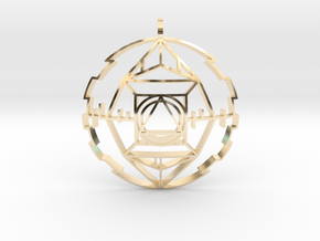 Golden Potentiator (Domed) in 14K Yellow Gold
