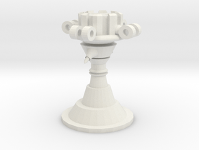 Power Tower part 1 Base in White Natural Versatile Plastic