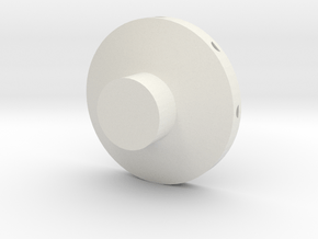Disc Probe Side Hole Rev 2 in White Natural Versatile Plastic