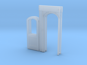 Bidwell vestibule door 2x in Smoothest Fine Detail Plastic