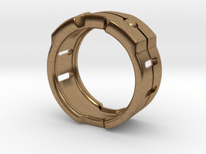 Power icon Ring in Natural Brass: 8 / 56.75