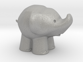Cute Elephant in Aluminum: Extra Small