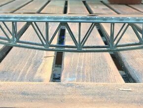 Bridge Z Scale 1:220 in Tan Fine Detail Plastic