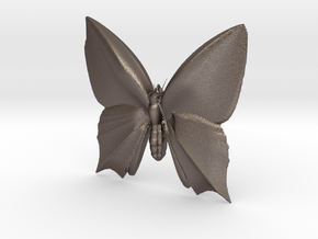 Butterfly-1 in Polished Bronzed Silver Steel