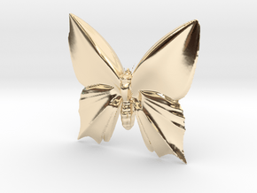 Butterfly-1 in 14K Yellow Gold