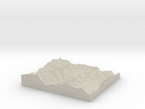 Model of Melignon in Natural Sandstone