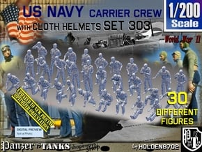 1/200 USN Carrier deck Set303 in Smoothest Fine Detail Plastic