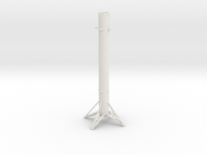 Little Rocket 9 in White Premium Versatile Plastic