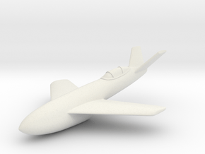 (1:144) Messerschmitt Me P.1106 - Rocket powered in White Natural Versatile Plastic