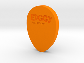 Edggy - The egg cracker in Orange Processed Versatile Plastic
