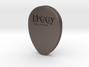 Edggy - The egg cracker in Polished Bronzed Silver Steel