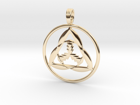 CHARGED PARTICLE in 14k Gold Plated Brass