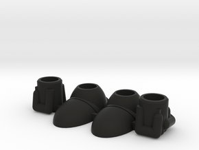 Acroyear II Baron Karza Feet & Hands in Black Natural Versatile Plastic