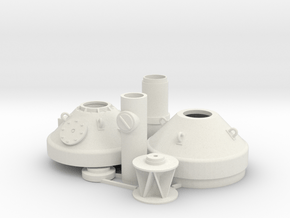 Leuchttonne / Buoy 1:50 in White Natural Versatile Plastic