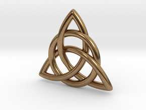 Celtic Knot in Natural Brass