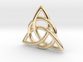 Celtic Knot in 14k Gold Plated Brass