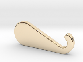 Whale Phone Stand in 14k Gold Plated Brass