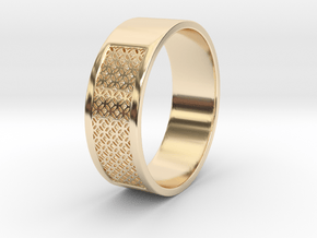Clashing Constants Ring in 14K Yellow Gold