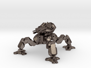 Gargantula v2 in Polished Bronzed Silver Steel