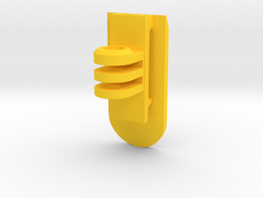 GoPro MOLLE Mount (Side Tilting) in Yellow Processed Versatile Plastic