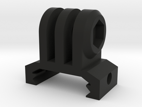 GoPro Picatinny Mount (Forward Tilting) in Black Premium Versatile Plastic