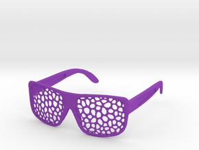 FABSHADES - Voronoi edition in Purple Processed Versatile Plastic