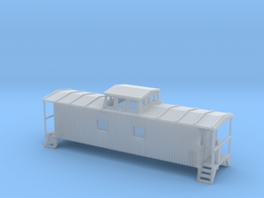 Bobber Caboose II - Zscale in Smooth Fine Detail Plastic