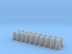 17 Gallon (65 L) Conical Milk Churn Variant 1 in Smooth Fine Detail Plastic: 1:48 - O