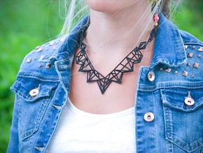 FutureChique Necklace in Black Natural Versatile Plastic