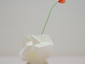 Sphere Random Vase in White Natural Versatile Plastic