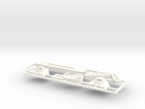 Lancia Delta rep. set VAR1 Instrument frame in White Processed Versatile Plastic