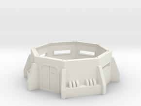Imperial Bunker 40k 28mm in White Natural Versatile Plastic: Medium