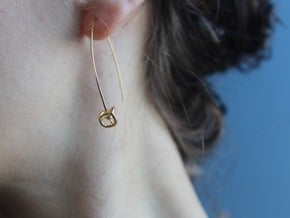 Universe Earrings in 14k Gold Plated Brass